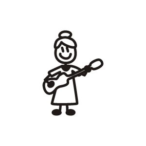 Pegatina familia figura Chica (10)