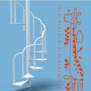 Vinilo decorativo pegatina pared – Medidor jirafa, ref: A1032