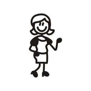 Pegatina familia figura Mamá (11)