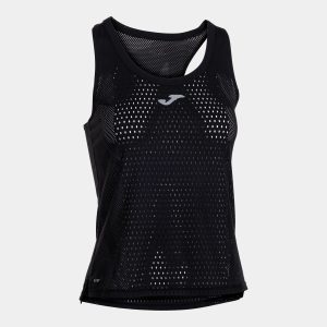 Camiseta JOMA tirantes mujer Marathon II negro