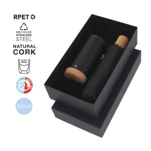 Set de Vaso térmico 550 ml y Paraguas plegable Ref: 21121
