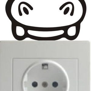 Vinilo decorativo pegatina pared interruptor, cristal, puerta, coche-vaca