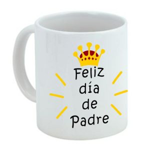 Taza para regalo para papá, día del padre, Feliz día de padre