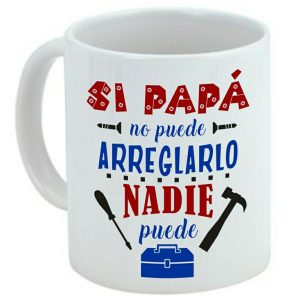 Taza de cerámica regalo para papá, día del padre, si papá no puede arreglarlo, nadie puede