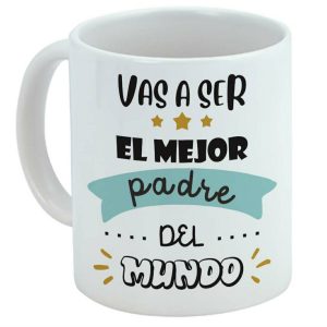 Taza de cerámica regalo para papá, día del padre, vas a ser el mejor padre del mundo