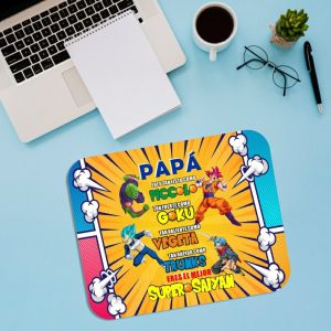 Alfombrilla de ratón para papá, regalo día del padre, dragón ball
