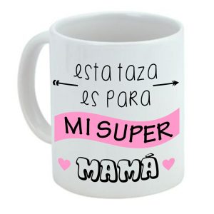 Taza de cerámica regalo para mamá, está taza es para mí super mamá