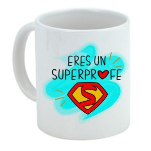 Taza de cerámica regalo para profe, regalo fin de curso