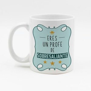 Taza de cerámica regalo para profe, regalo fin de curso