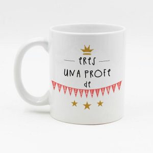 Taza de cerámica regalo para profe, regalo fin de curso