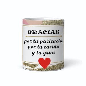 Taza de cerámica regalo para profe, regalo fin de curso