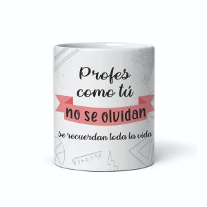 Taza de cerámica regalo para profe, regalo fin de curso