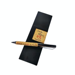 Bolígrafo personalizado con caja, regalo para boda, profe, novios, etc