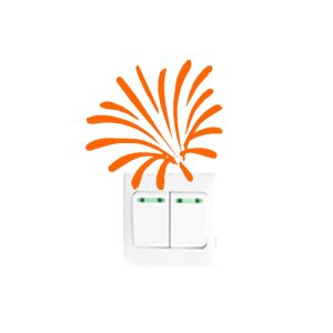 Vinilo decorativo pegatina pared interruptor, cristal, puerta, coche