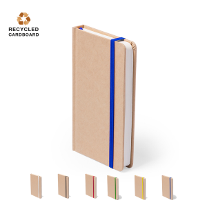 Libreta bloc notas tamaño A5 tapa dura color cartón kraft Ref.: 5302