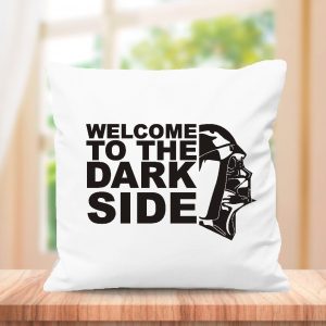 Cojin con frase original, medida 40x40cm con relleno