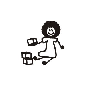 Pegatina familia figura Nena (6)