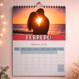 Calendario de pared personalizado con foto