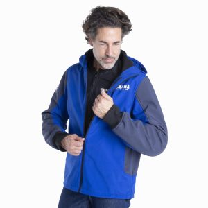 Chaqueta softshell de moto Paddock Blue para hombre