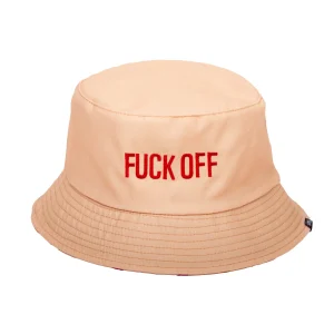 Gorro de pescador Fuck Off reversible
