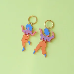 Pendientes de aro Amigues II de Mitumi