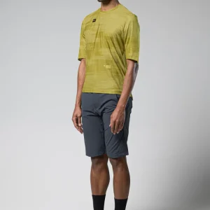 CAMISETA MANGA CORTA VOLT HOMBRE SPLIT GREEN