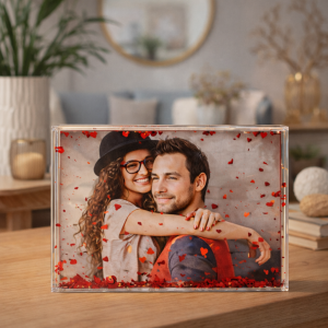 Bola de corazones en forma rectangular