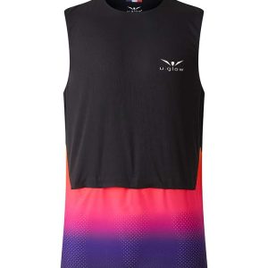 Camiseta running hombre uglow sin mangas Vapor