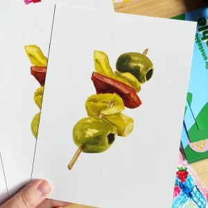 Postal Gilda de Laura Ortiz