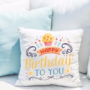 Cojín, cumpleaños, Happy Birthday to you