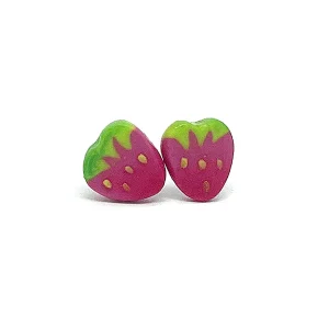 Pendientes Fresas de Natsuokamu