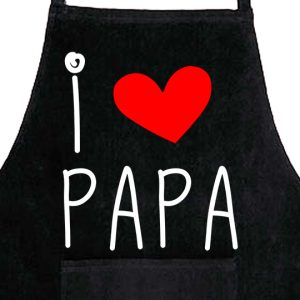 Delantal, Día del Padre, i love papa