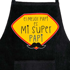 Delantal, Día del Padre, mi super papi