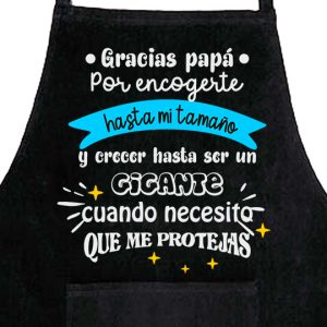 Delantal, Día del Padre, Gracias papá