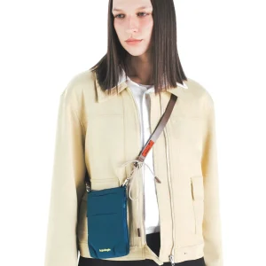 Bolso Phone Sacoche turquesa profundo de Topologie