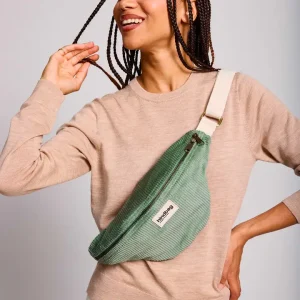 Riñonera Olivia de pana verde agua de Hindbag