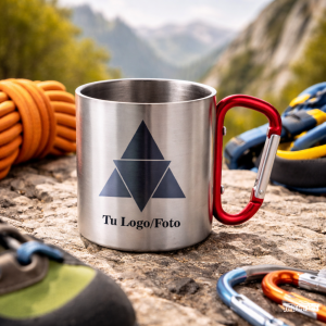 Taza con mosquetón, Ref: 4509