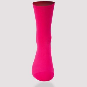 Calcetines running y trail running Unisex , Coral/Amarillo