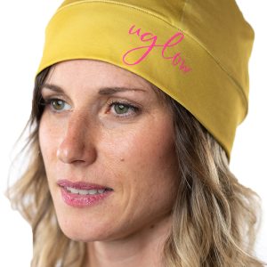 Gorro Running Uglow para Mujer, color Sulfur, unisex