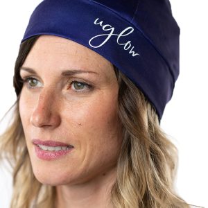 Gorro Running Mujer Uglow, color Obsidian, unisex