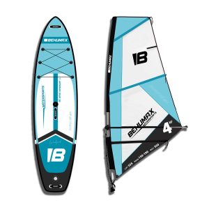 Tabla windsurf + vela Be Wave 4m