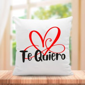 Cojín amor, Te quiero