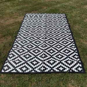 Esterillas de camping rectangulares con forma de diamante