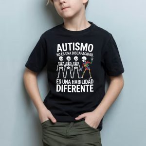 Camiseta de algodón Autismo no es una discapacidad