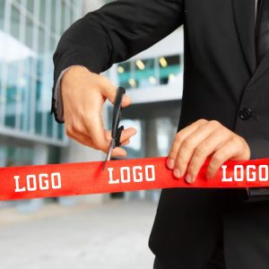 Cinta inauguración personalizada