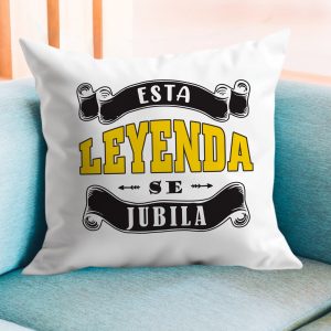 Cojín, para jubilados, esta leyenda se jubila