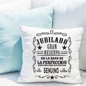 Cojín, para jubilados, jubilado gran reserva