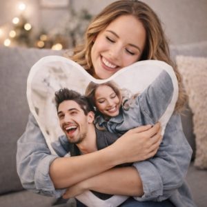 Cojin corazón personalizado