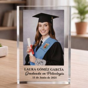 Placa en cristal Personalizada Ref: 21538