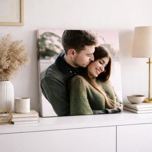 Lienzo cuadrado, foto personalizable